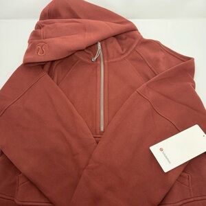 NWT Lululemon Women’s Scuba Oversized Half-Zip Hoodie, Rockwood, XS/S